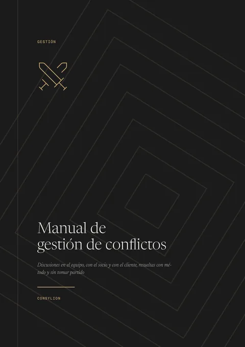 Capa: Manual de gestión de conflictos