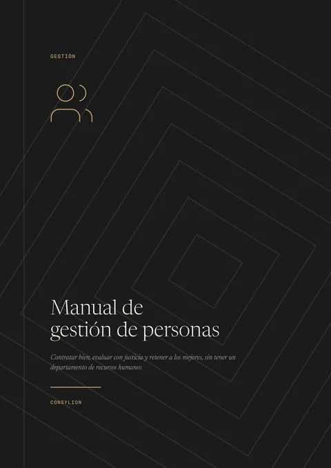 Capa: Manual de gestión de personas
