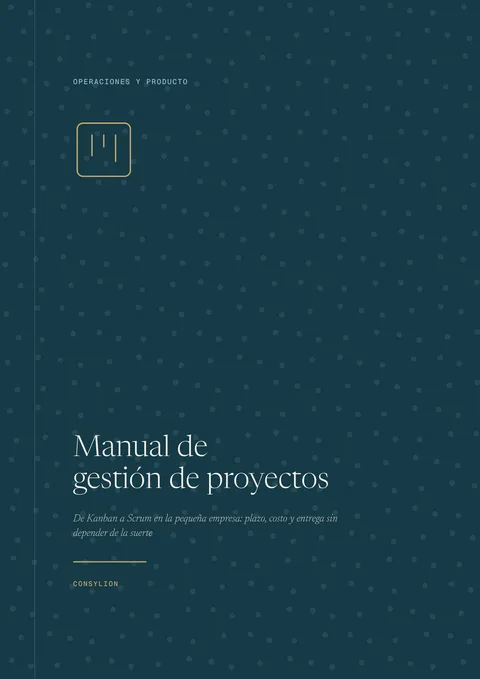 Capa: Manual de gestión de proyectos