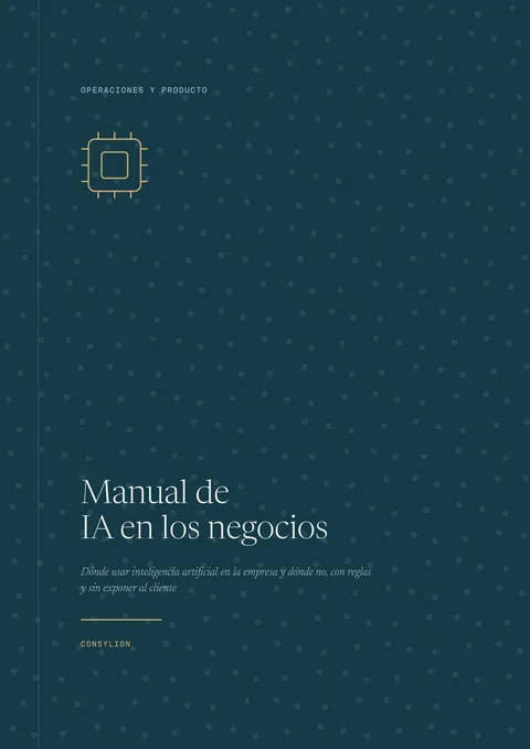 Capa: Manual de IA en los negocios