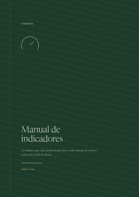 Capa: Manual de indicadores