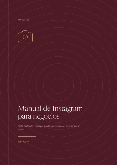 Capa: Manual de Instagram para negocios