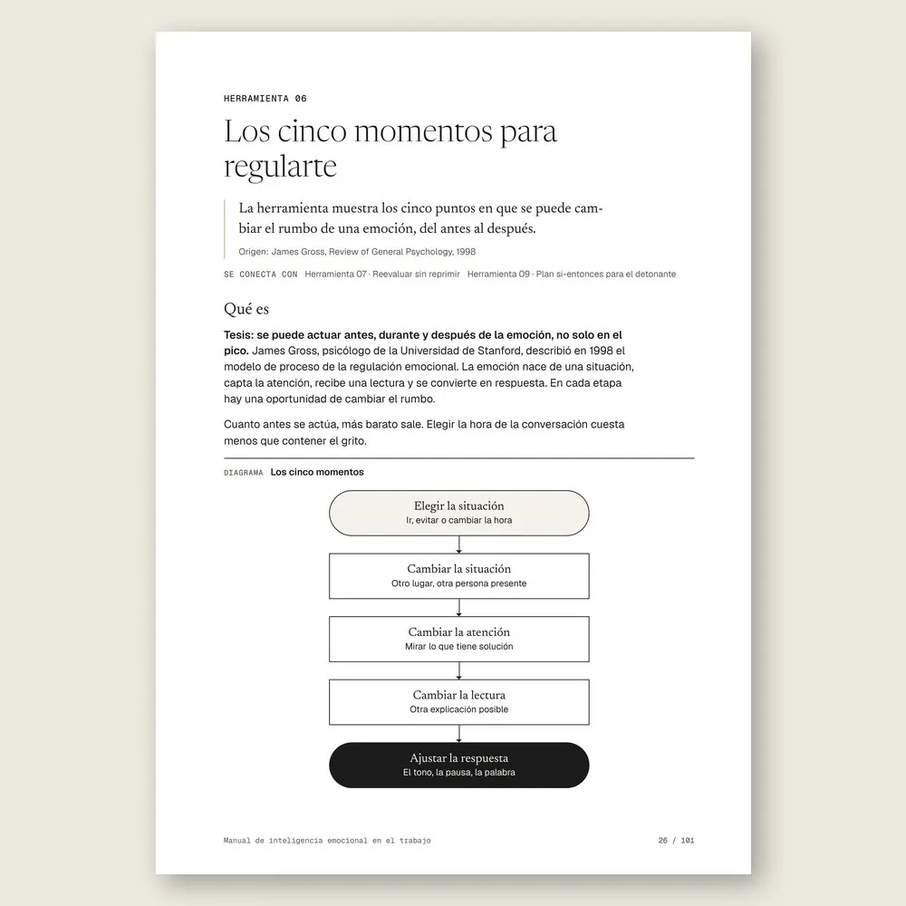Manual de inteligencia emocional en el trabajo · El diagrama en detalle