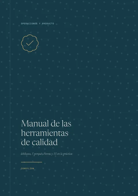 Capa: Manual de las herramientas de calidad