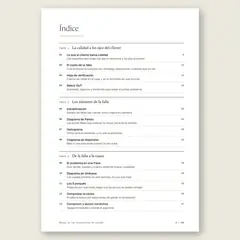 Manual de las herramientas de calidad · Índice completo