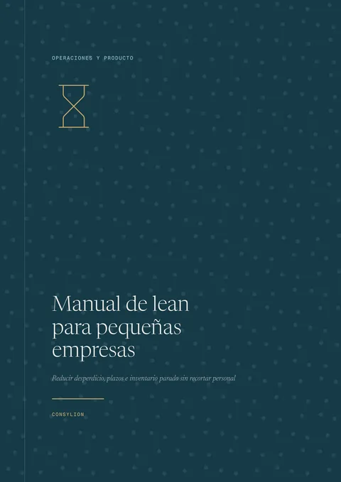Capa: Manual de lean para pequeñas empresas