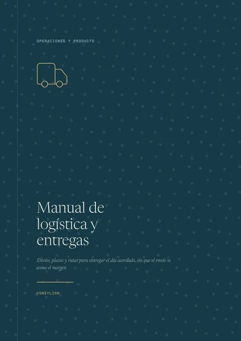 Capa: Manual de logística y entregas