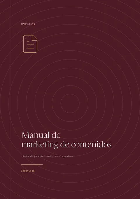 Capa: Manual de marketing de contenidos