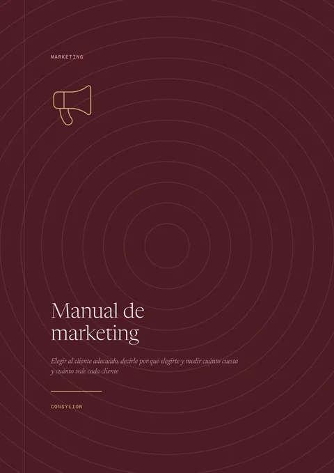 Capa: Manual de marketing