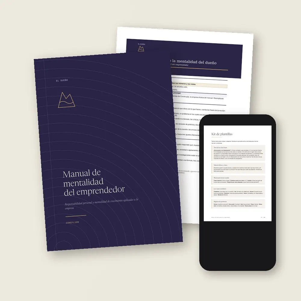 Manual de mentalidad del emprendedor · Lo que llega a tu colección