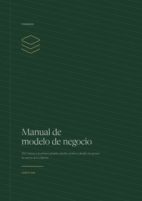 Capa: Manual de modelo de negocio