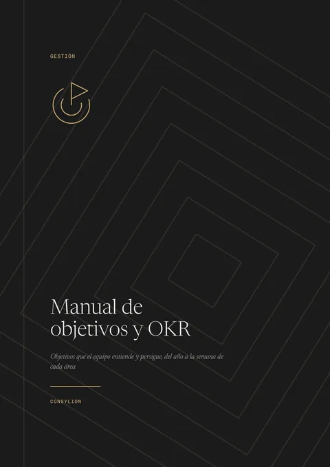 Capa: Manual de objetivos y OKR