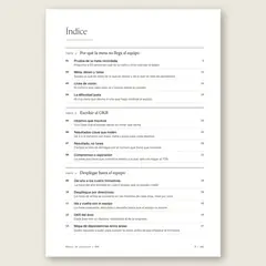 Manual de objetivos y OKR · Índice completo