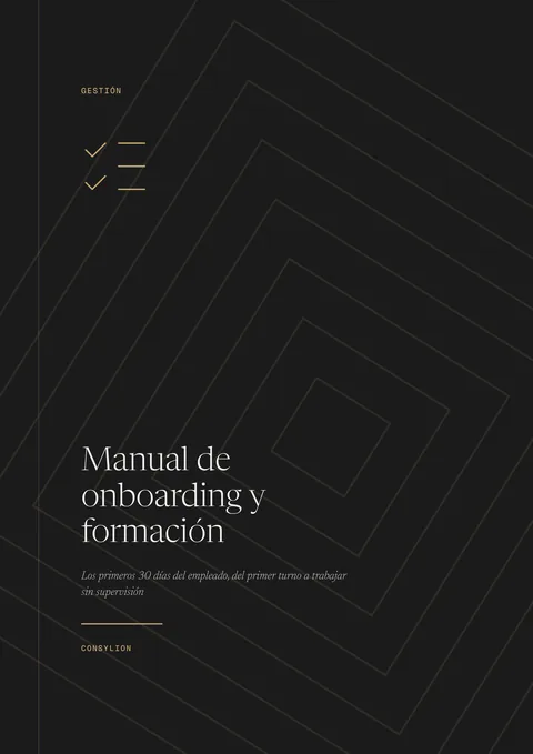 Capa: Manual de onboarding y formación