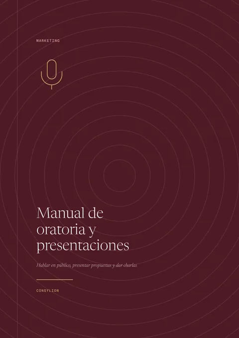 Capa: Manual de oratoria y presentaciones