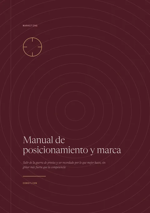 Capa: Manual de posicionamiento y marca