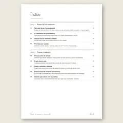 Manual de presupuesto empresarial · Índice completo