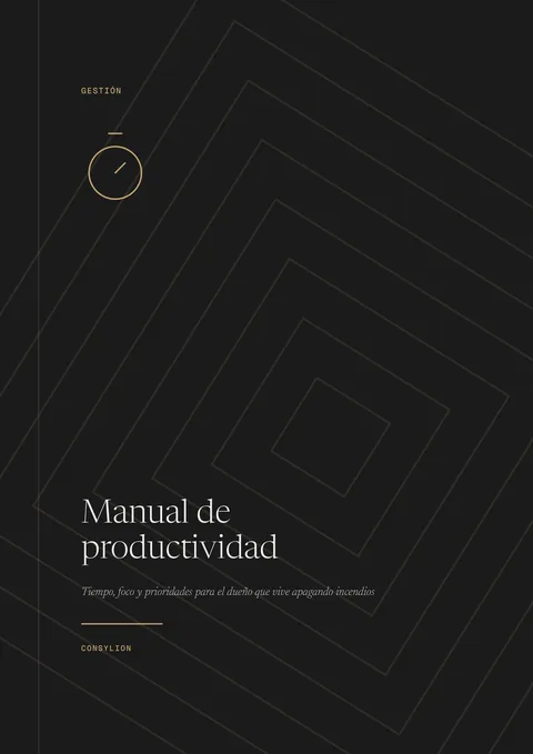 Capa: Manual de productividad