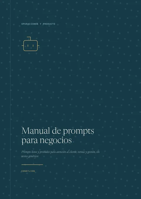 Capa: Manual de prompts para negocios