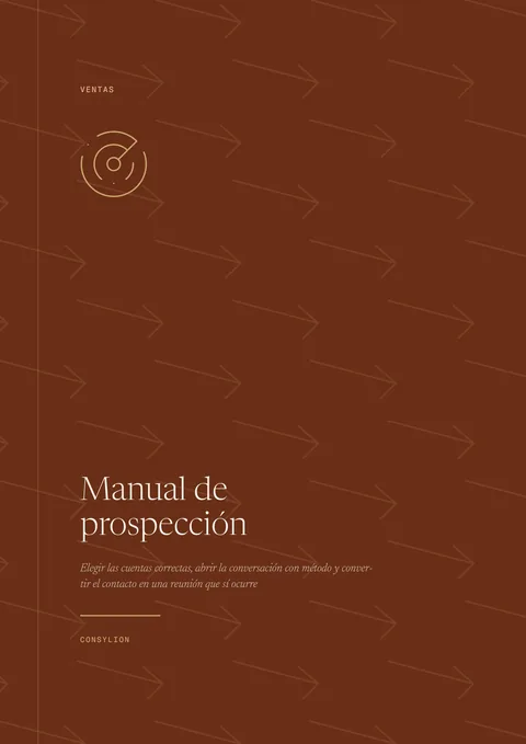 Capa: Manual de prospección
