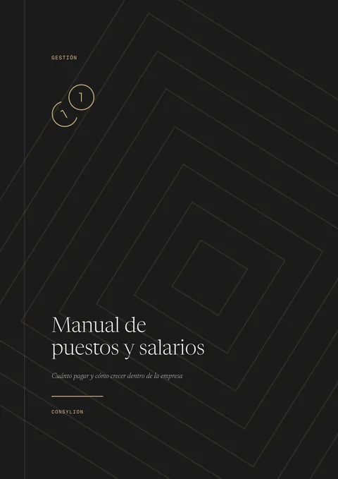 Capa: Manual de puestos y salarios