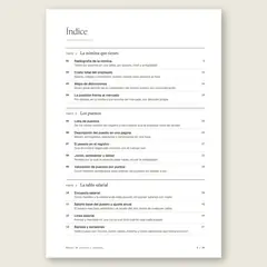 Manual de puestos y salarios · Índice completo