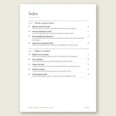 Manual de quejas y recuperación de clientes · Índice completo