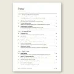 Manual de recurrencia y suscripciones · Índice completo