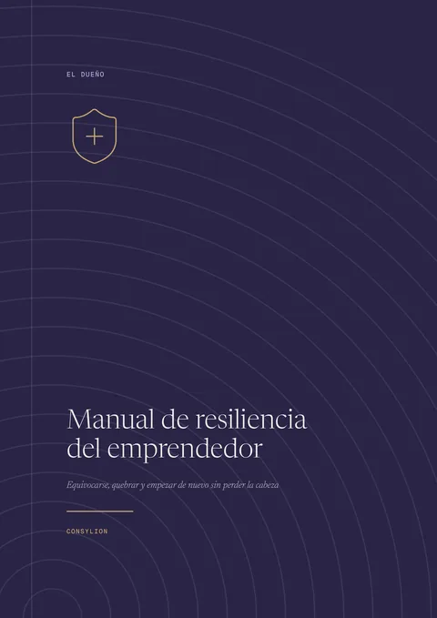 Capa: Manual de resiliencia del emprendedor