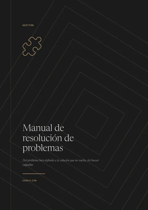 Capa: Manual de resolución de problemas