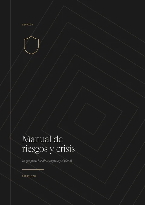 Capa: Manual de riesgos y crisis