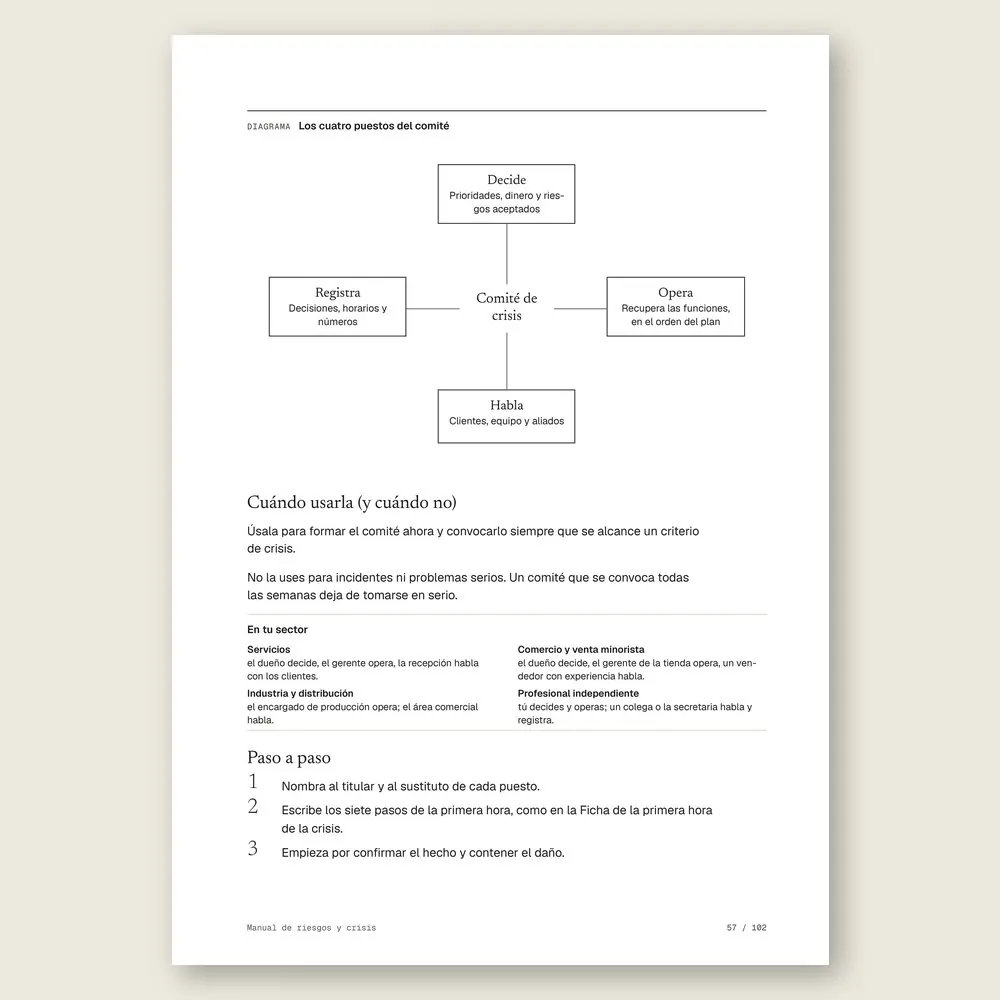 Manual de riesgos y crisis · El diagrama en detalle