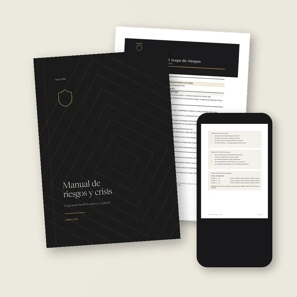 Manual de riesgos y crisis · Lo que llega a tu colección