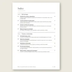 Manual de seguridad digital para pequeñas empresas · Índice completo