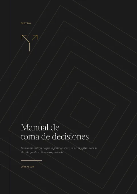 Capa: Manual de toma de decisiones