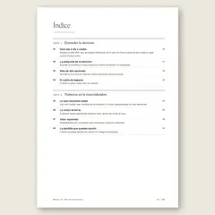 Manual de toma de decisiones · Índice completo
