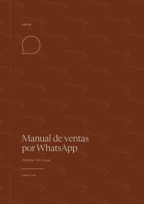 Capa: Manual de ventas por WhatsApp
