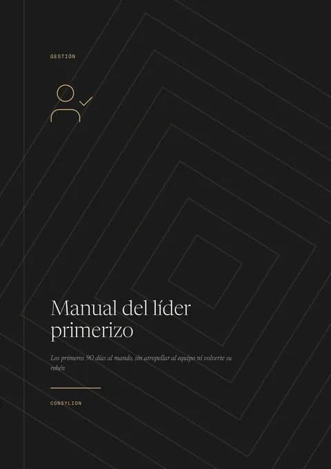 Capa: Manual del líder primerizo