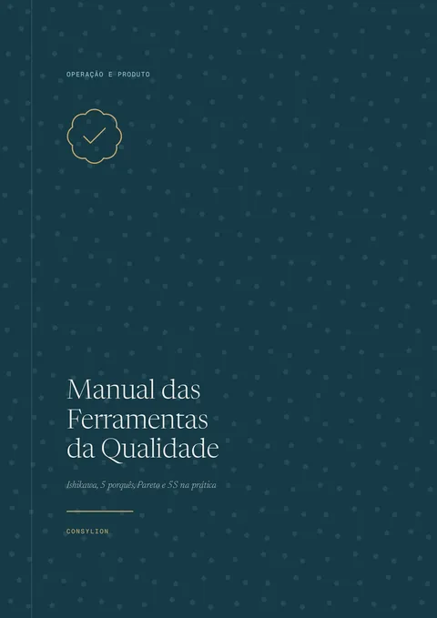 Capa: Manual das Ferramentas da Qualidade