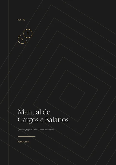 Capa: Manual de Cargos e Salários