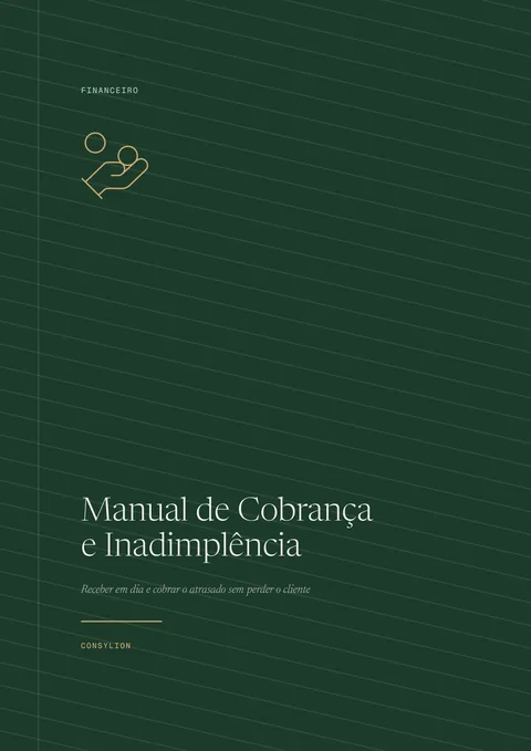 Capa: Manual de Cobrança e Inadimplência
