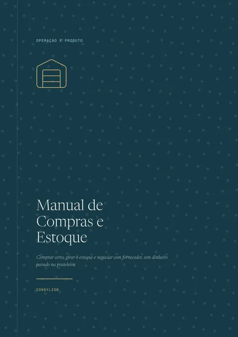 Capa: Manual de Compras e Estoque