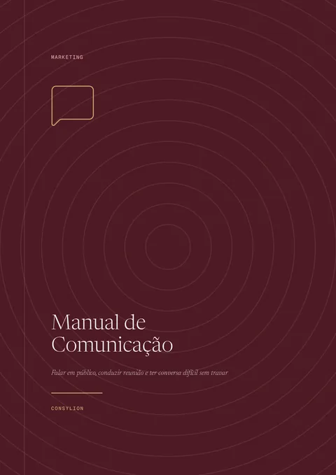 Capa: Manual de Comunicação