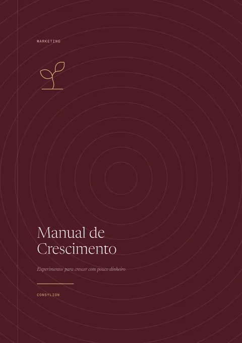 Capa: Manual de Crescimento