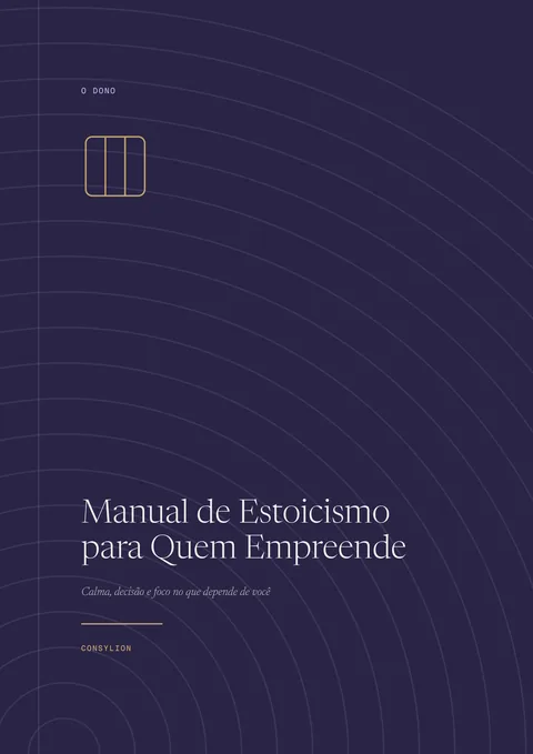 Capa: Manual de Estoicismo para Quem Empreende