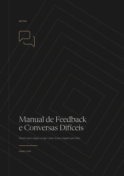 Capa: Manual de Feedback e Conversas Difíceis