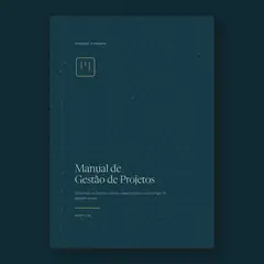 Capa: Manual de Gestão de Projetos