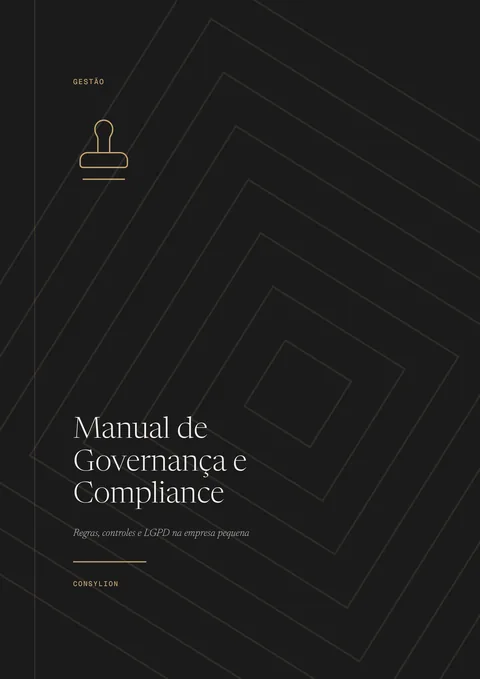 Capa: Manual de Governança e Compliance