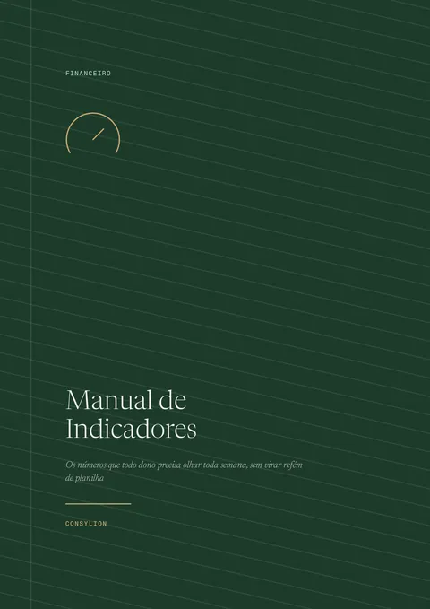 Capa: Manual de Indicadores