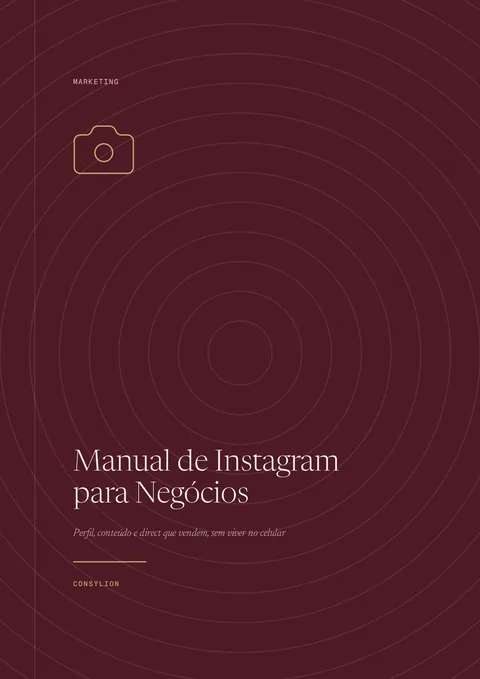 Capa: Manual de Instagram para Negócios